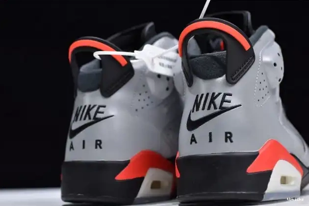 Rep TBK JSP Infrared 6 3M Jordan Air CI4072-001 Reflective 0506